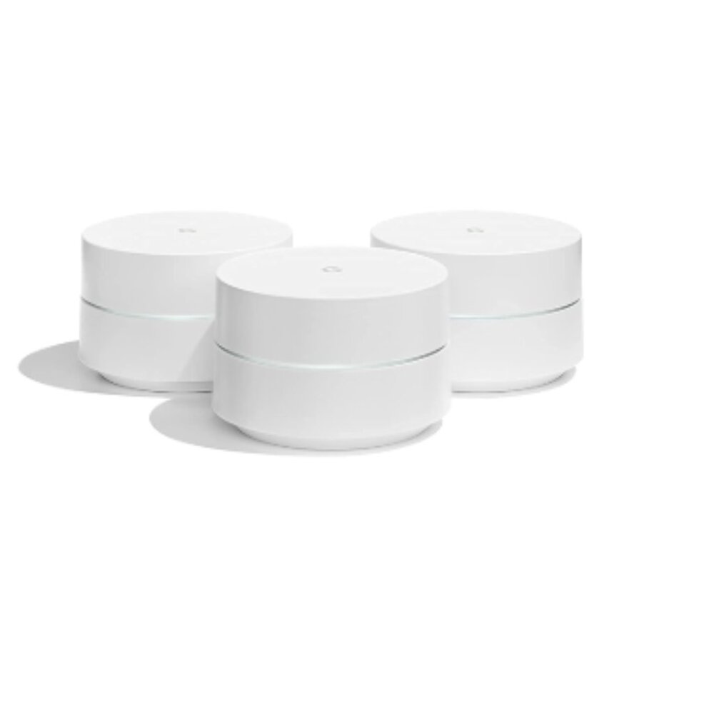 Google WiFi Mesh Router System 3-Pack NLS-1304-25 AC-1304 - WORKS PERFECTLY